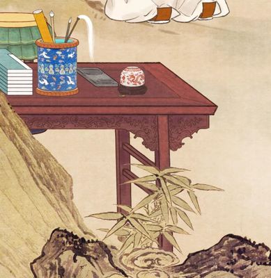 觀復(fù)貓鉆進(jìn)古畫說文化之《福祿壽人物圖》